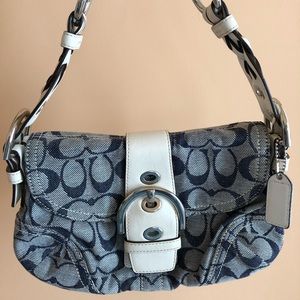 Coach denim purse
